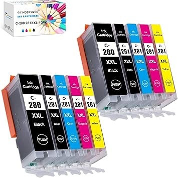 PGI-280 CLI-281 XXL Ink Cartridges 